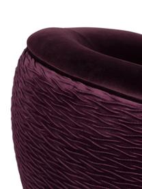 Fauteuil cocktail en velours lilas So Curvy, Velours lilas