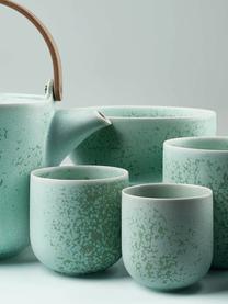 Mug en porcelaine fait main Coppa, 2 pièces, Vert menthe