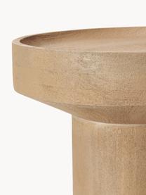 Table d'appoint ronde en manguier Benno, Bois de manguier massif, MDF, laqué

Ce produit est fabriqué à partir de bois certifié FSC® issu d'une exploitation durable, Manguier clair laqué, Ø 50 x haut. 50 cm