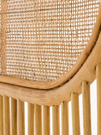 Rattan-Kopfteil Lalita, Rahmen: Rattan, Platte: Rattangeflecht, Rattan, B 170 x H 120 cm