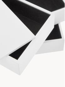 Schmuckbox Spindle, Buchenholz, lackiert, Weiss, B 19 x H 13 cm