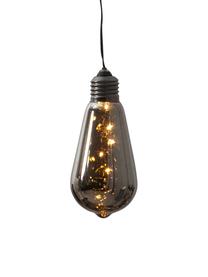 Lampadina decorativa con timer Glow 2 pz, Paralume: vetro colorato, Nero, Ø 6 x Alt. 13 cm