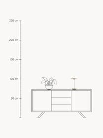 Mobilna lampa stołowa LED z funkcją przyciemniania Ginger, Odcienie złotego, biały, czarny, Ø 20 x W 30 cm