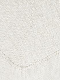 Sofa-Hocker Tribeca, Bezug: 100 % Polyester Der hochw, Gestell: Massives Kiefernholz, Webstoff Cremeweiss, B 80 x T 80 cm