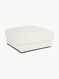 Sofa-Hocker Tribeca, Bezug: 100 % Polyester Der hochw, Gestell: Massives Kiefernholz, Webstoff Cremeweiss, B 80 x T 80 cm