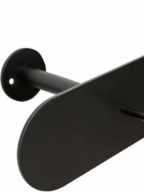 Kovový vešiak Hack, Potiahnutá oceľ, Čierna, Š 80 x V 7 cm