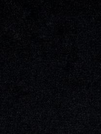 Samt-Cocktailsessel Well Dressed in Schwarz, Bezug: Polyester Der hochwertige, Beine: Gummibaumholz, Füße: Metall, beschichtet, Samt Schwarz, 65 x 83 cm