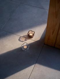 Teelichthalter Alvar Aalto, Glas, Greige, transparent, Ø 9 x H 6 cm