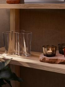 Svícen na čajovou svíčku Alvar Aalto, Sklo, Greige, transparentní, Ø 9 cm, V 6 cm