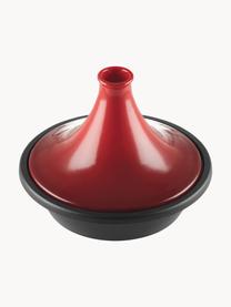 Pentola per tajine Creuset, Coperchio: terracotta, Recipiente: ferro, smaltato, Rosso, nero, Ø 32 x Alt. 31 cm, 3.7 L