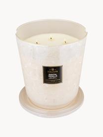 Candela profumata con cinque stoppini fatta a mano Japonica Collection (Santal, Vaniglia Bourbon e Oud), Contenitore: vetro, Santal, Vaniglia Bourbon Francese e Oud, Larg. 25 x Alt. 30 cm