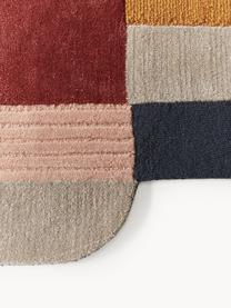Tapis en laine avec franges Milla, Multicolore, larg. 160 x long. 230 cm (taille M)