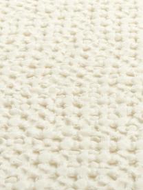 Copriletto con superficie strutturata Vigo, 100% cotone, Crema, Larg. 220 x Lung. 240 cm (per letti da 160 x 200)