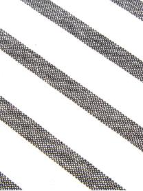 Tovaglia Aria, Cotone, Nero, bianco, Per 8-10 persone (Larg. 140 x Lung. 270 cm)