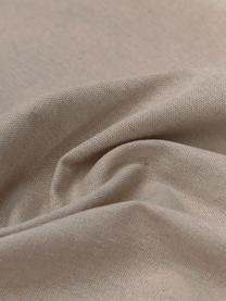 Telo fuota a righe con frange St Tropez, 100% cotone, Beige, bianco, Larg. 100 x Lung. 200 cm