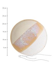 Handgemaakt soepbord April met effectieve kleurovergangen, Keramiek
De ene helft geglazuurd, de andere helft naturel, wat het karakter van het vakmanschap benadrukt., Beigetinten, Ø 23 cm