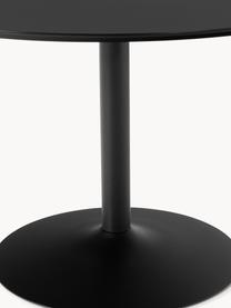 Runder Esstisch Menorca, in verschiedenen Grössen, Tischplatte: High Pressure Laminat (HP, Schwarz, Ø 100 cm