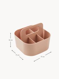 Organisateur May, 60 % plastique ABS recyclé, 40 % plastique ABS, Rose pâle, larg. 17 x haut. 14 cm