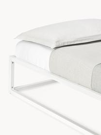 Łóżko z metalu Neptun, Metal malowany proszkowo, Biały, S 140 x D 200 cm