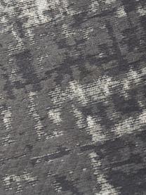 Handgeweven katoenen vloerkleed Luise, Onderzijde: 100% katoen Het materiaal, Grijstinten, B 200 x L 300 cm (maat L)