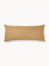 Funda de almohada de lino lavado Airy, 100% lino con certificado European Flax
Densidad de hilo 165 TC

El lino es una fibra natural que se caracteriza por su transpirabilidad, durabilidad y suavidad. El lino es un material refrescante, absorbe la humedad intercambiándola con el ambiente, que lo hace ideal para las temperaturas altas.

El material utilizado en este producto ha sido probado contra sustancias nocivas y está certificado según STANDARD 100 por OEKO-TEX®, 137, CITEVE., Marrón claro, An 45 x L 110 cm