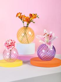 Petit vase en verre Spiral, Lilas