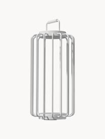 Mobiele outdoor LED tafellamp Bangkok, dimbaar, Lamp: gecoat aluminium, Wit, Ø 23 x H 50 cm