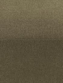 Pouf XL Melva, larg 116 x prof. 72 cm, Tissu vert olive, larg. 116 x prof. 72 cm