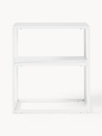 Mesa auxiliar de metal Neptun, Metal con pintura en polvo, Blanco, An 45 x Al 51 cm
