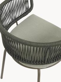 Záhradná stolička Nadin, Svetlobéžová, olivovozelená, Š 58 x H 48 cm