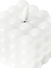 Bougie LED à piles avec flamme vacillante Bolle, Cire, plastique, Blanc, larg. 8 x haut. 10 cm