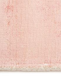 Ručne tkaný koberec z viskózy s farebným gradientom Alana, Bledoružová, béžová
