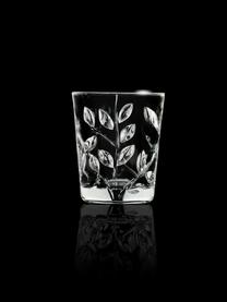 Verre à liqueur cristal avec relief Laurus, 6 pièces, Cristal, Transparent, Ø 5 x haut. 6 cm, 60 ml