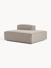 Diván modular Lennon, Tapizado: 100% poliéster Alta resis, Estructura: madera contrachapada de p, Patas: plástico Este producto es, Tejido gris pardo, An 150 x F 119 cm, respaldo derecho