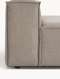 Chaise longue module Lennon, Bekleding: 100% polyester De slijtva, Frame: massief grenenhout, multi, Poten: kunststof Dit product is , Geweven stof taupe, B 150 x D 119 cm, rugleuning rechts