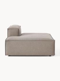 Chaise longue module Lennon, Bekleding: 100% polyester De slijtva, Frame: massief grenenhout, multi, Poten: kunststof Dit product is , Geweven stof taupe, B 150 x D 119 cm, rugleuning rechts