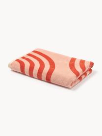 Strandtuch Shiloh mit geometrischem Muster, Peach, Terrakotta, B 90 x L 170 cm