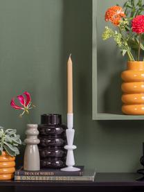 Keramická váza Bobbly Glazed, Keramika, Čierna, Ø 15 x V 24 cm
