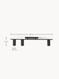 Lampa sufitowa Cassandra, Czarny, S 80 x W 16 cm