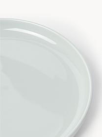 Servizio di piatti in porcellana Nessa, 4 persone (12 pz), Porcellana a pasta dura di alta qualità smaltata, Grigio chiaro lucido, 4 persone (12 pz)
