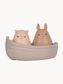 Jouet bateau en silicone Sweetie, 3 élém., 100 % silicone, Tons pêches, Lot de différentes tailles