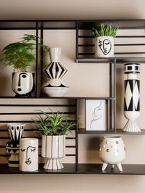 Vase Graphic, Blanc, noir