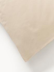 Funda de almohada de percal Elsie, Beige, An 45 x L 110 cm