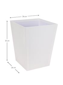 Papelera Sofia, Cartón laminado macizo, Blanco, An 26 x Al 33 cm