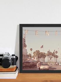 Stampa digitale incorniciata Venice Beach, Immagine: stampa digitale su carta,, Cornice: legno verniciato, Multicolore, Larg. 43 x Alt. 33 cm