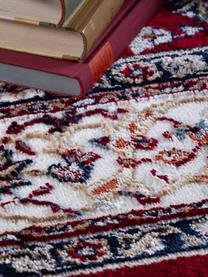 Tapis oriental pourpre Isfahan, 100 % polyester, Pourpre, multicolore, larg. 80 x long. 150 cm (taille XS)