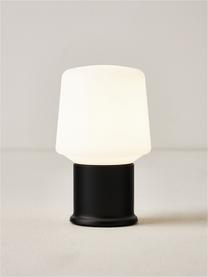 Lampada da tavolo portatile da esterno a LED con luce regolabile London, Plastica, Bianco, nero, Ø 9 x Alt. 15 cm