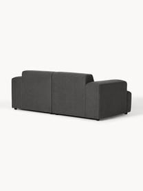 Sofa Melva (2-Sitzer), Bezug: 100 % Polyester Der strap, Gestell: Massives Kiefern- und Fic, Füße: Kunststoff Dieses Produkt, Webstoff Anthrazit, B 198 x T 101 cm