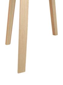 Stolička z umelej hmoty s opierkami Claire, Antracitová, bukové drevo, Š 60 x H 54 cm