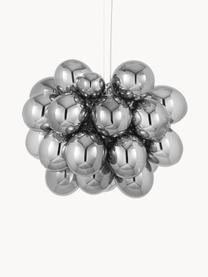 Hanglamp met glazen bollen Gross Grande, Baldakijn: verchroomd nikkel, Chroomkleurig, Ø 62 x H 50 cm